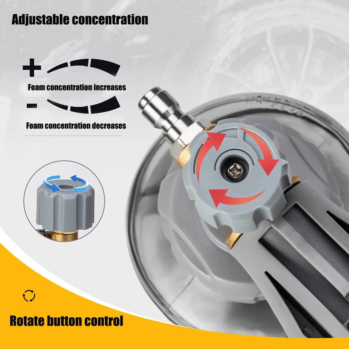 🚗💨 1L Transparent Foam Cannon with Nozzle | High-Pressure Pro⚡【Car Wash Beast】Foam Lance Sprayer Gun for Water Pumps - See-Through Foam Generator & Detergent Saver 🚗💨 1L Transparent Foam Cannon with Nozzle | High-Pressure Pro⚡【Car Wash Beast】Foam Lance Sprayer Gun for Water Pumps - See-Through Foam Generator & Detergent Saver